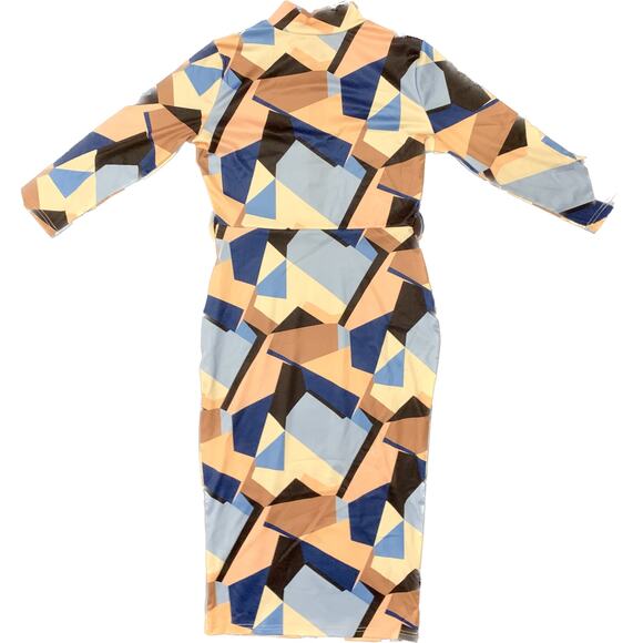 Women’s Zip Up Bodycon Dress- Size Large - Picture 6 of 7